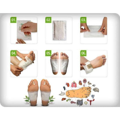 Natural Detox Foot Patches (Pack of 10) BUY 1 GET 1