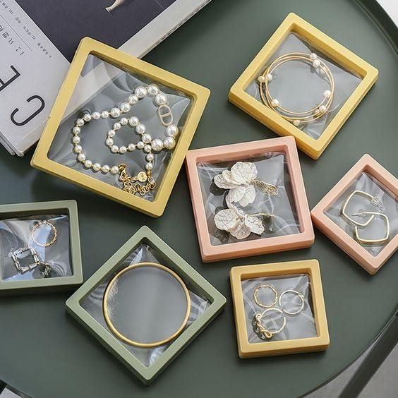 3D floating display Frame Case Jewellery Organizer (2pc)